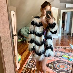 Nasty gal Faux fur jacket